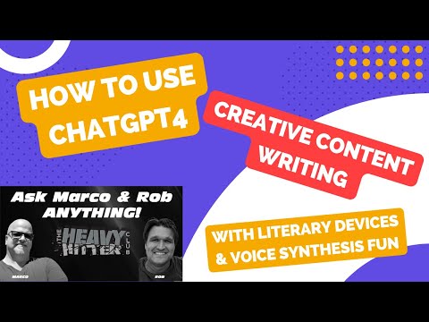 ChatGPT 4 Prompt for Creative Writing with Literary Devices #chatgpt4