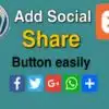 Blog Me Social Share Button Kaise Add Kare - Easy Guide 2020