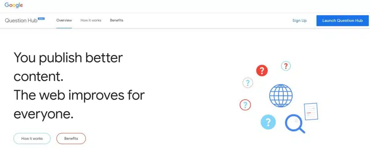 Google Question Hub Official Site