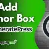 How to Customize GeneratePress Author Box