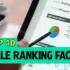Top 15 Google Ranking Factors in Hindi