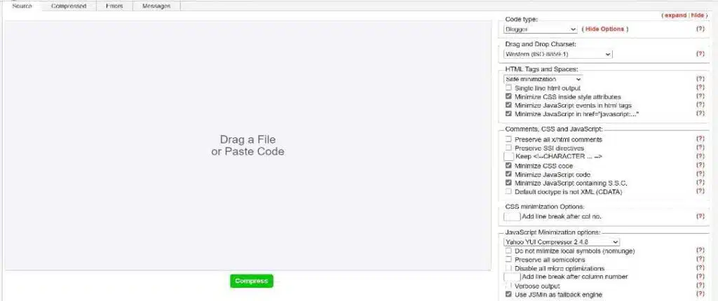 Blogger Theme Coding Compress कैसे करें- Blog की Speed बढ़ाये 3 blog compression