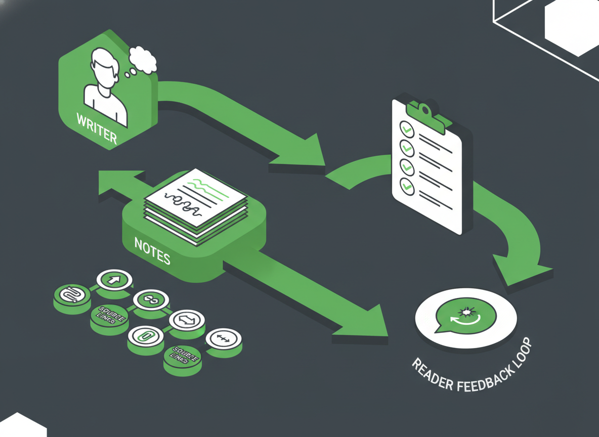 How to Build a Future-Ready Blogging Strategy in 2026 3 Helpful content workflow with research editing and reader feedback